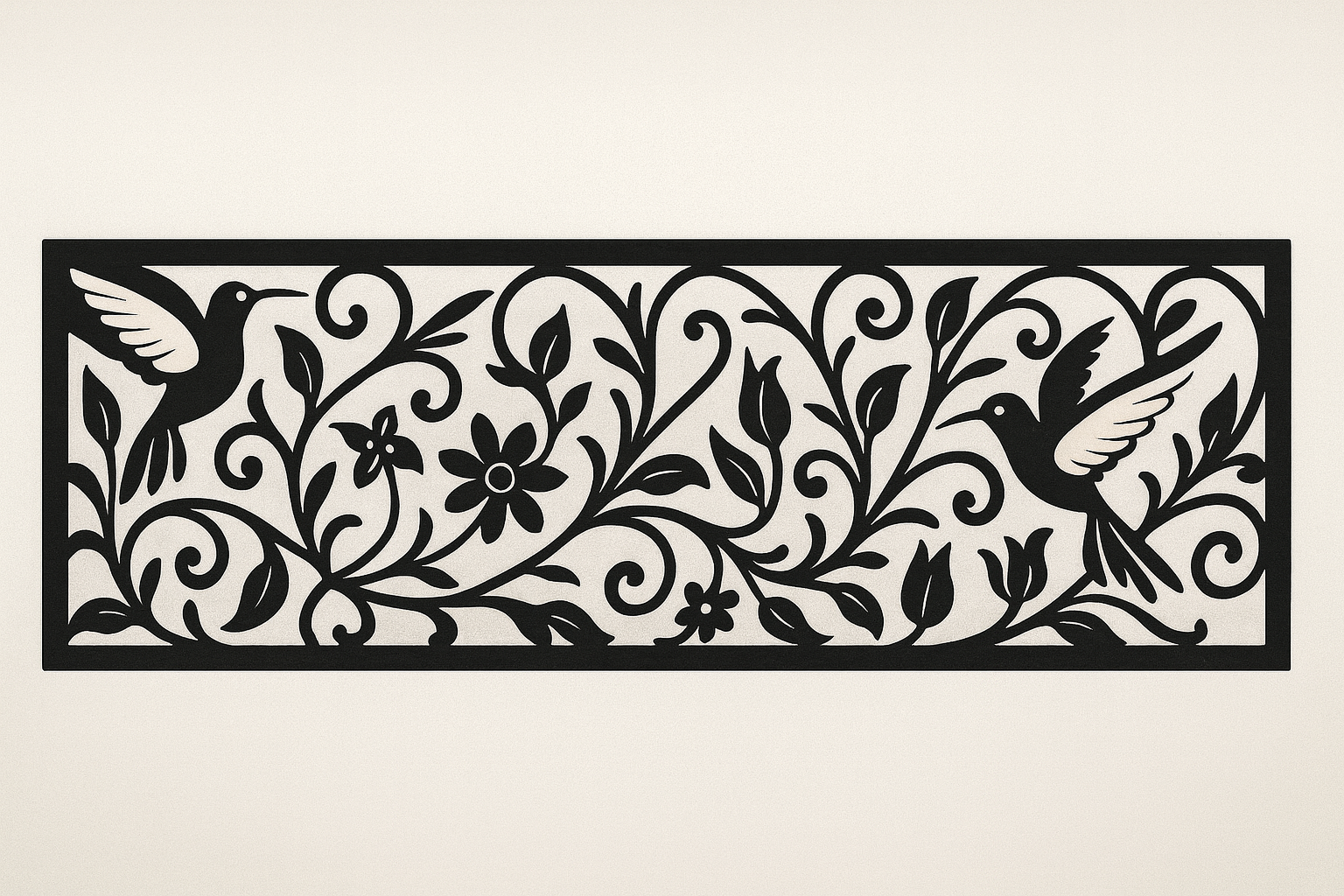 Hummingbirds Wood Vent Cover