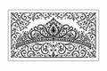 Royal Tiara Laser-Cut Wood Vent Cover